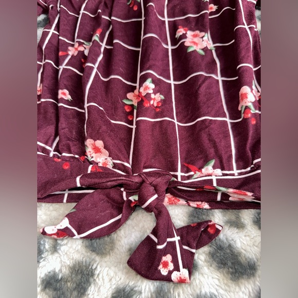 Girls knot tie top - Picture 3 of 5